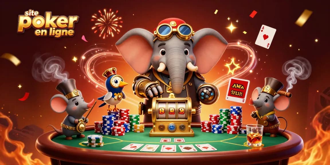 Accumulez des gains sur site poker en ligne avec une expérience immersive et festive.