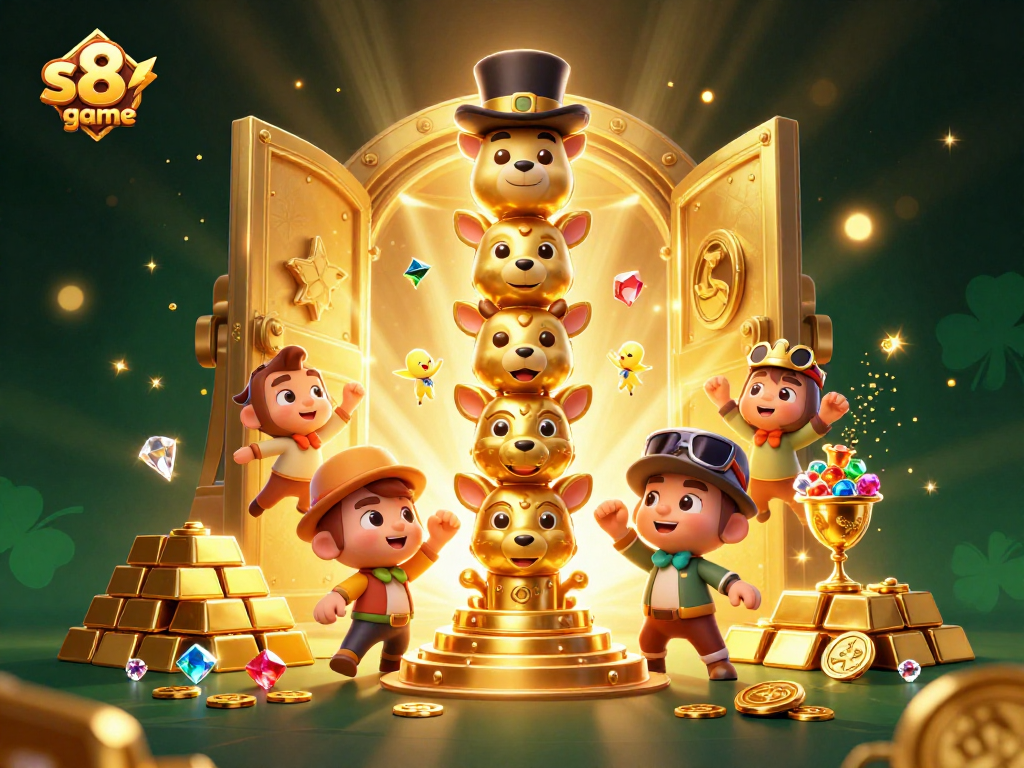 Engage in exciting s8 game action with vibrant casino elements and dynamic characters