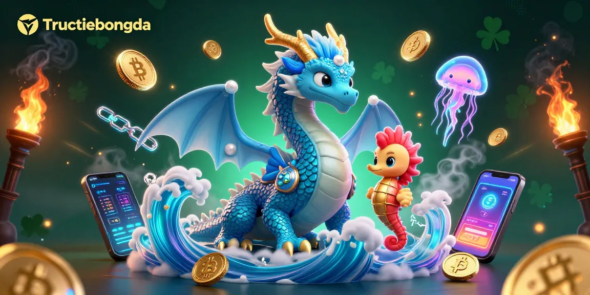 Experience the thrilling world of Tructiepbongda with a captivating 3D illustration bursting with energy.