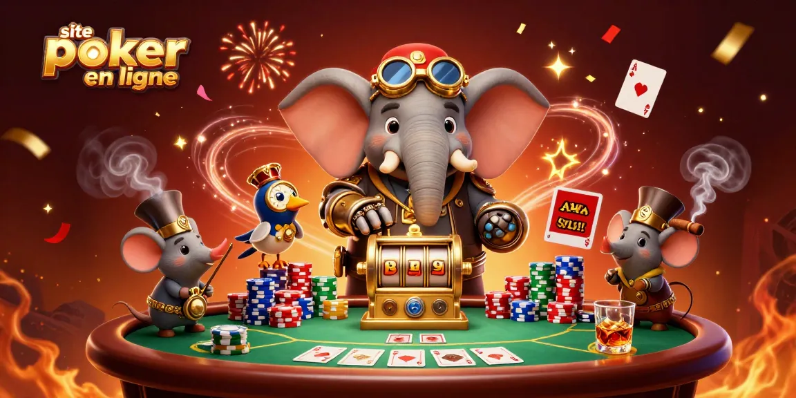 Accumulez des gains sur site poker en ligne avec une expérience immersive et festive.