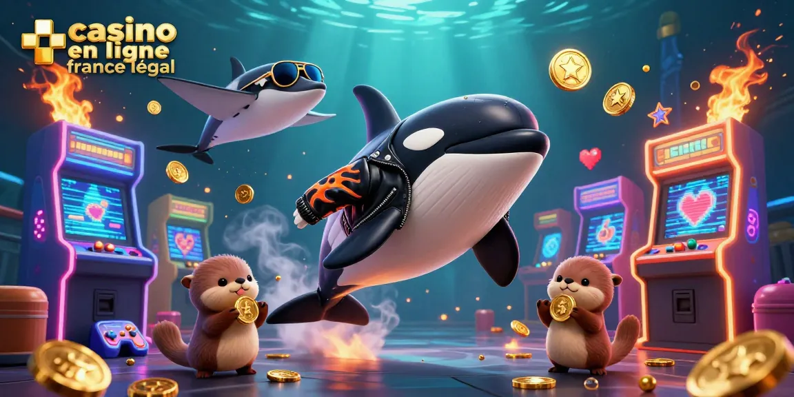 Gagnez en jouant au casino en ligne légal en France avec des personnages animés colorés et des éléments de jeu.