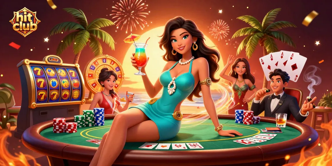 Experience the thrill of hit club with vibrant slots and casino excitement in a lively setting.