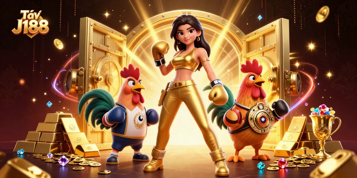 Experience thrilling gameplay at Tải J188 with a captivating casino scene filled with treasures!
