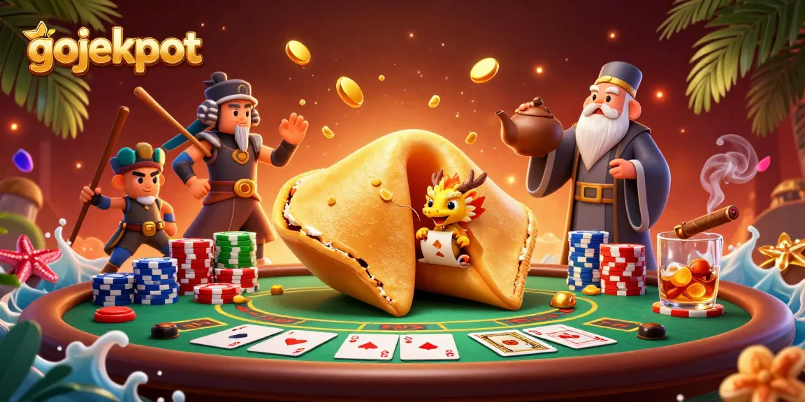 Experience thrilling play with gojekpot in a vibrant, dynamic poker-themed casino illustration