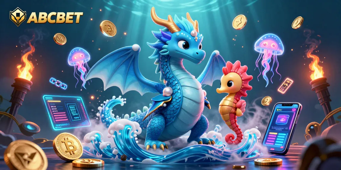 Experience thrilling action with ABCBET in a vibrant underwater casino scene full of dynamic elements.