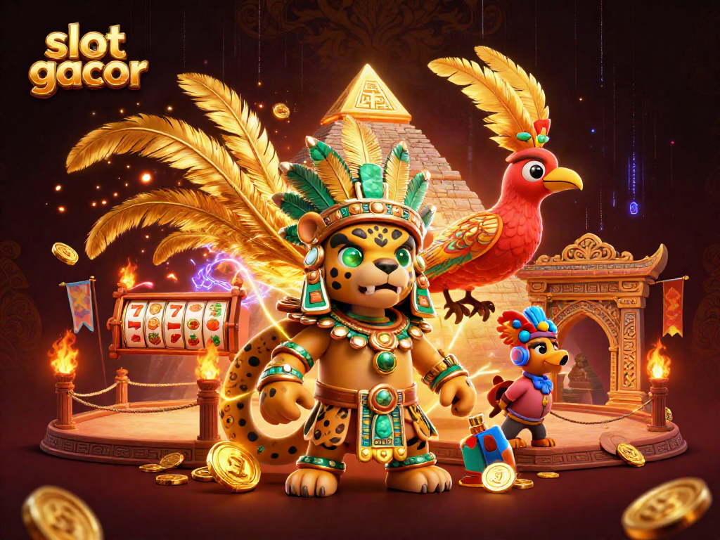 Engage in thrilling slot gacor gameplay with dazzling characters and vibrant symbols.