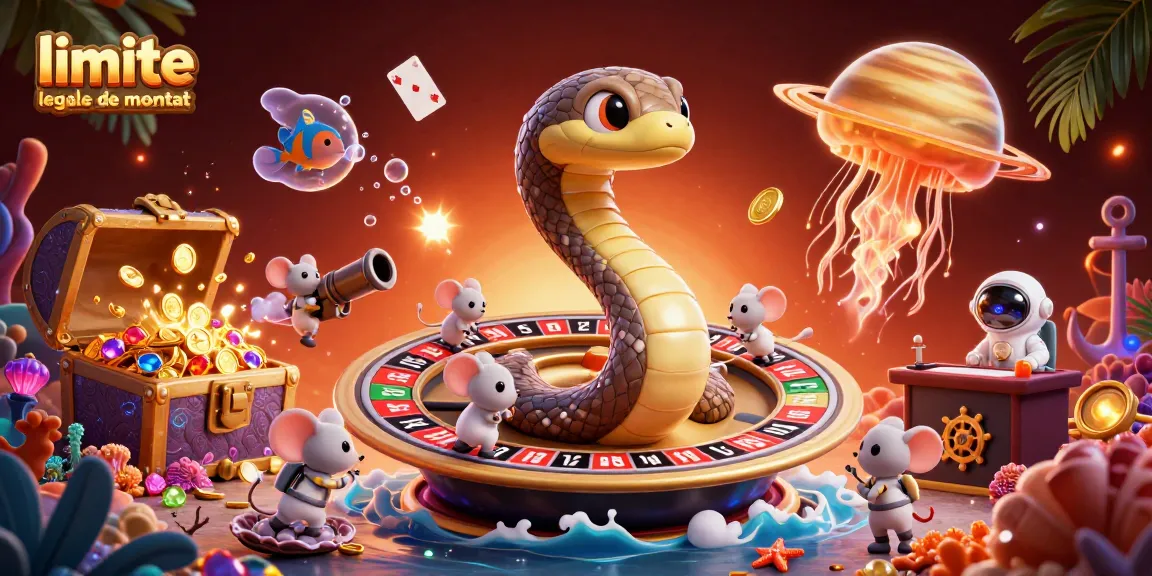 Pariez sur la limite légale de montant avec un serpent Saturne comme roulette, des souris astronautes et une médusa dorée.