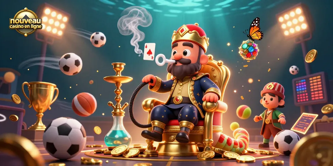 Découvrez le nouveau casino en ligne avec une illustration captivante de personnages envoûtants et d'éléments de jeu captivants.