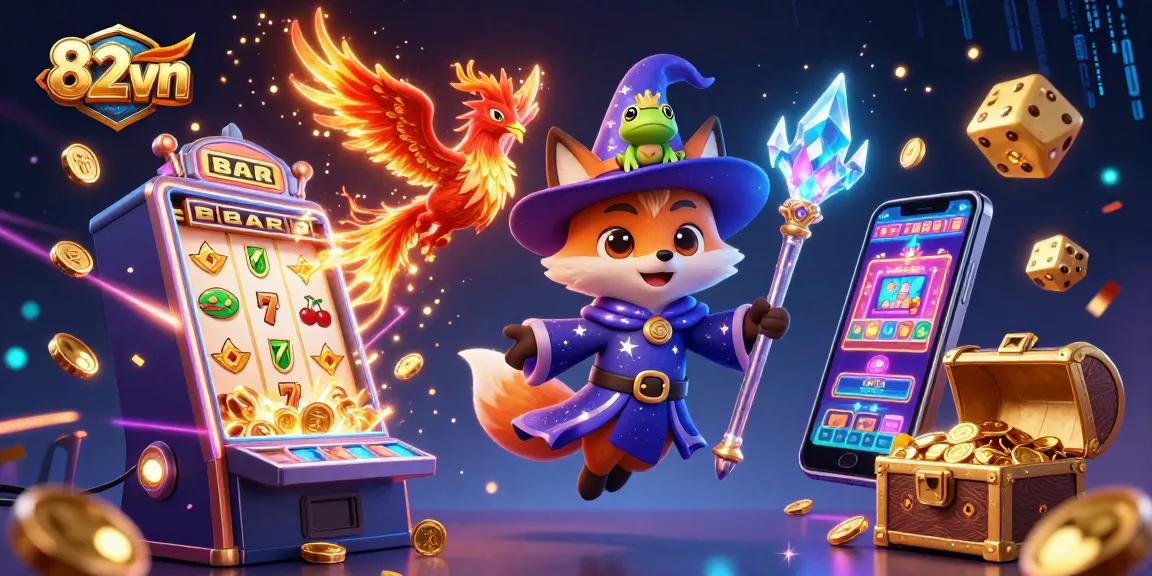 Experience thrilling wins at 82vn's vibrant casino with magical elements and dynamic games.