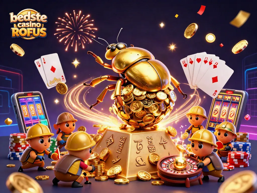 Experience the excitement of the bedste casino uden ROFUS with dynamic characters and vibrant casino elements.