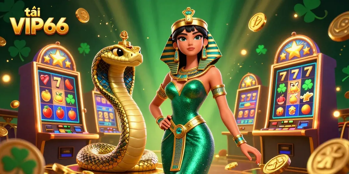 Play thrilling games and win big at tải VIP66 with exciting slot machines and glowing elements.