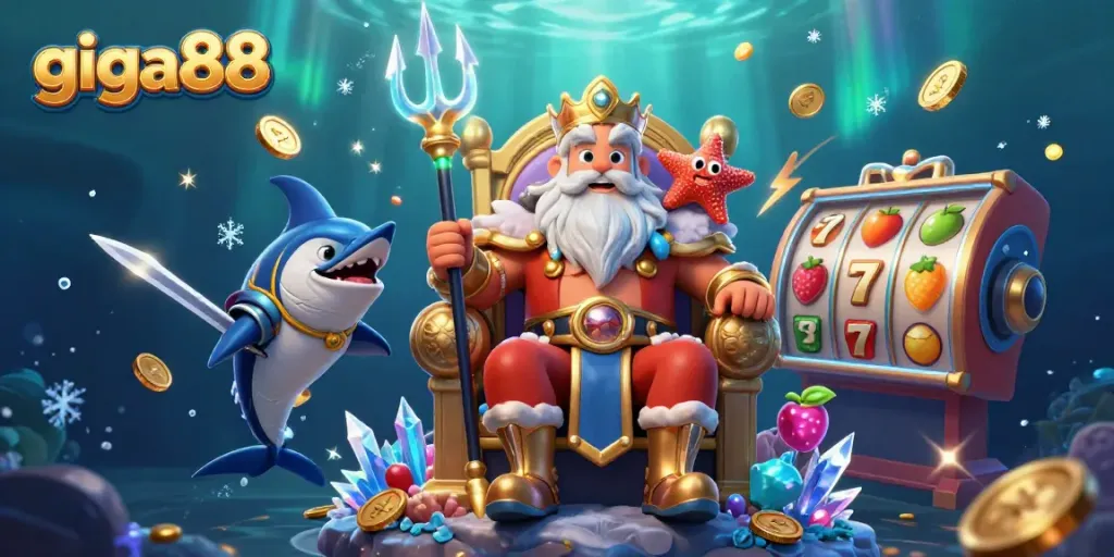 Menangkan di GIGA88 dengan slot online bertema laut yang penuh dengan simbol slot berkilau dan elemen menarik.
