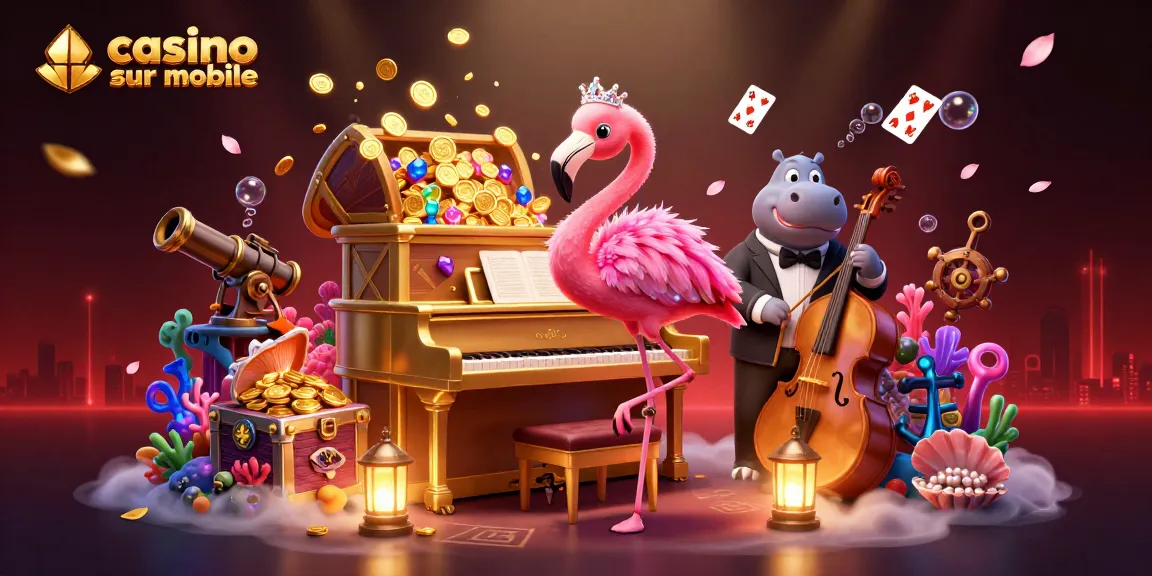 Jouer à des jeux de casino en ligne sur mobile avec une ambiance riche et colorée.