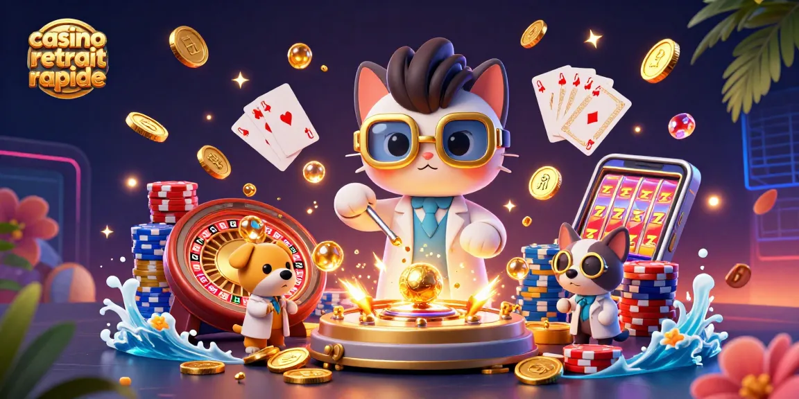 Profitez d'une expérience de jeu excitante avec un casino retrait rapide mettant en avant des personnages de jeux de société et des éléments dynamiques.