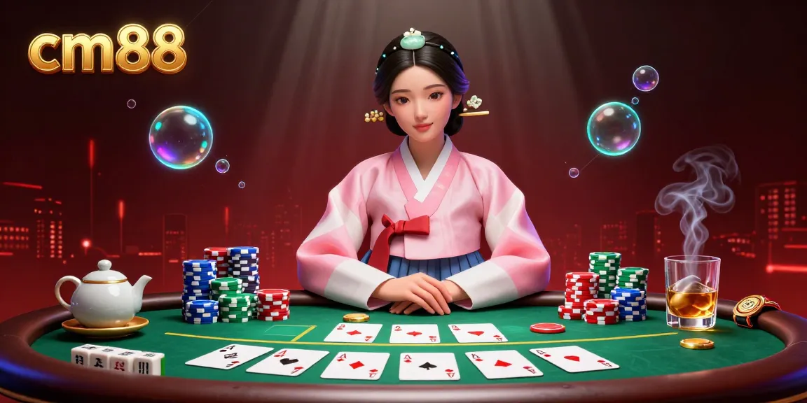 Experience cm88's thrilling poker environment with vibrant gameplay elements and a serene atmosphere.