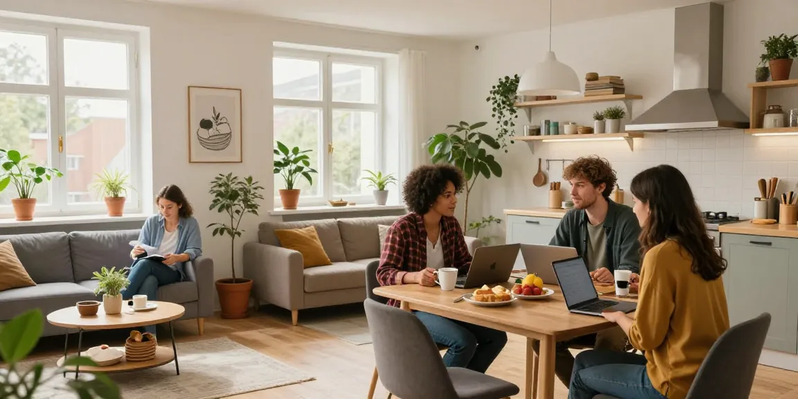 Gemütliches Monteurzimmer in Hannover: perfekte Unterkunft für Monteure und Geschäftsreisende, mit heller Küche und einladendem Ambiente.