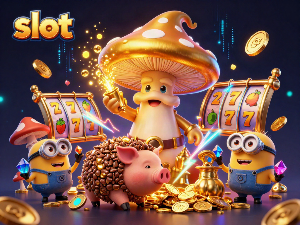 Engage in vibrant slot adventures featuring gold-magic and fun characters