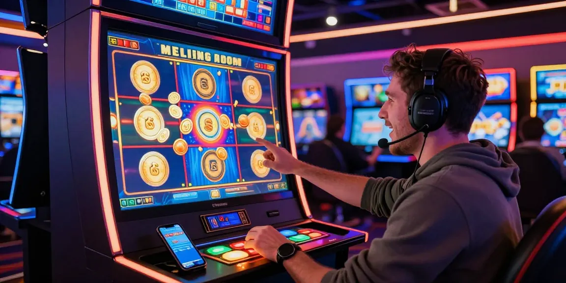 Engaging HWGSLOT virtual gaming scene with player enjoying an exciting online slot machine experience.