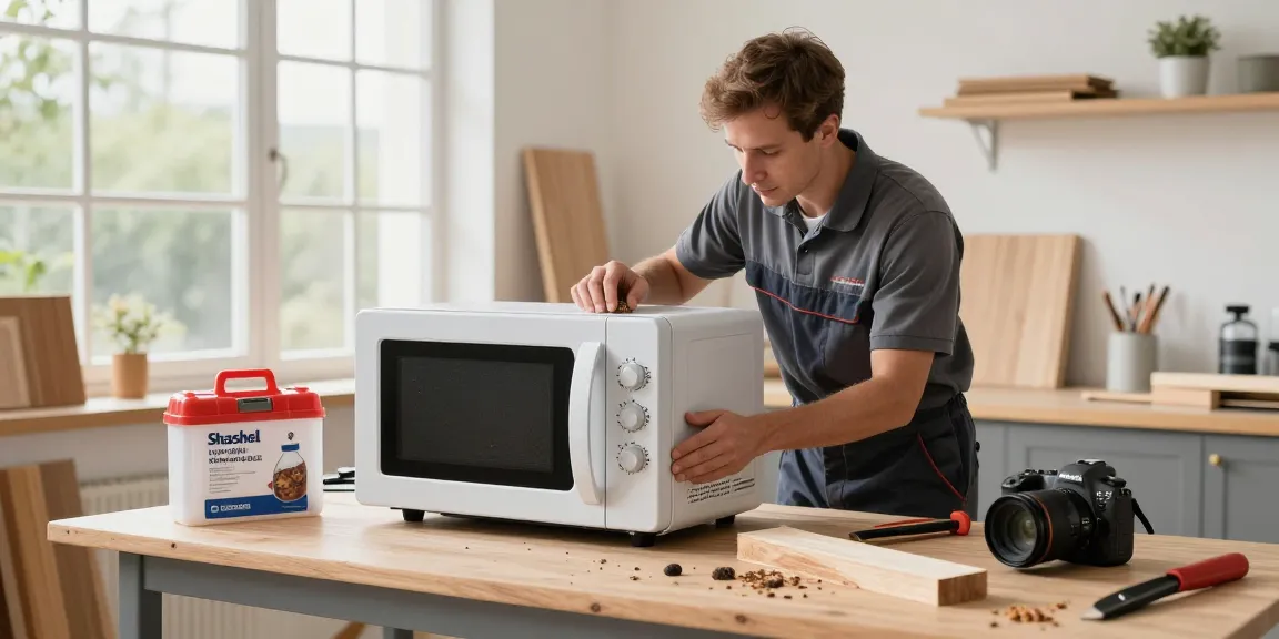 Total elimination of wood-boring insects with Shashel microwave equipment in a clean workshop environment.