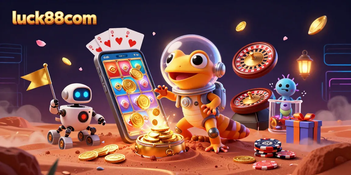Spin the reels and win big at luck88com with a vibrant casino adventure from Mars!