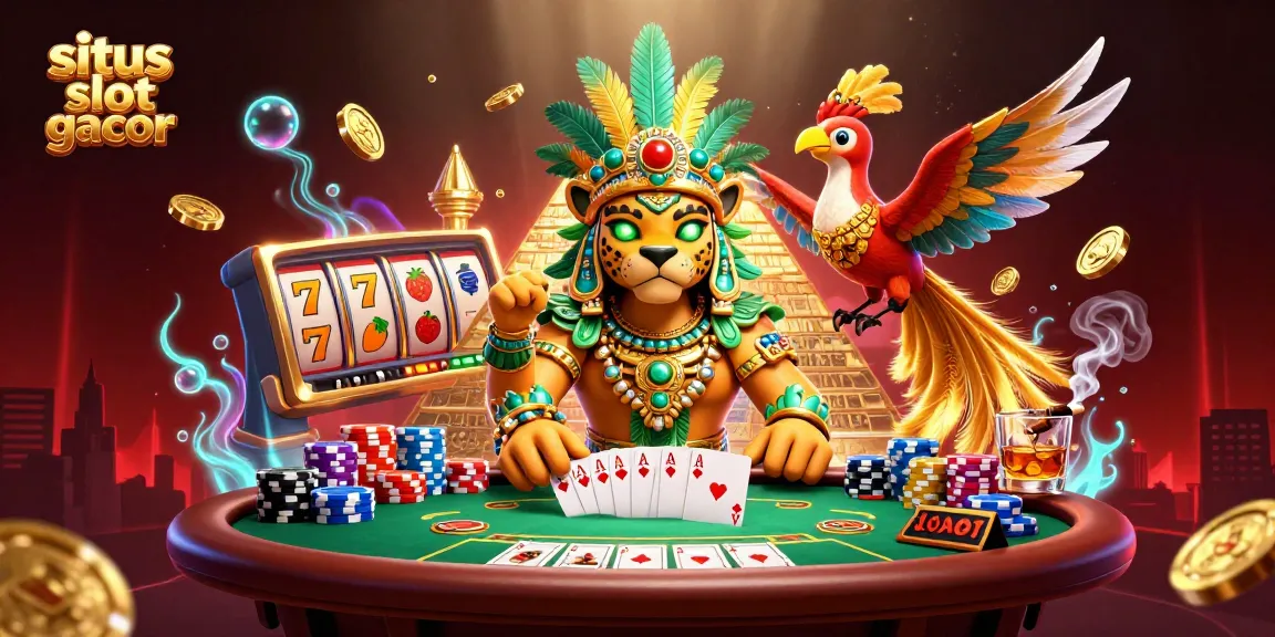Experience the adventure of situs slot gacor with dynamic slot reels and vibrant casino elements