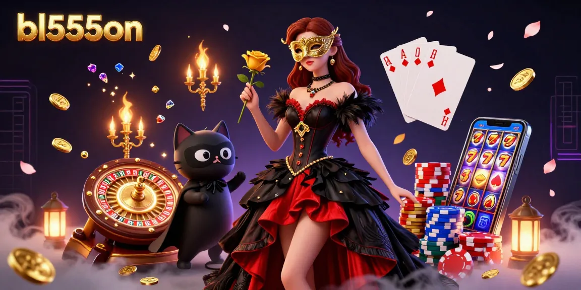 Experience the vibrant gaming world of bl555on with interactive casino elements and thrilling energy.