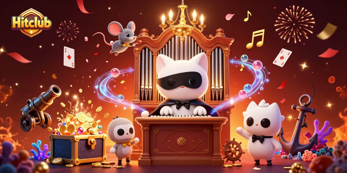 Hitclub offers a spectacular online gaming experience featuring vibrant symbols, golden treasures, and captivating characters.