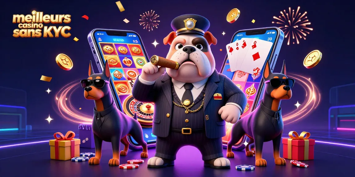 Visualisez les meilleurs casinos sans KYC grâce à cette illustration animée captivante.