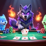 Experience thrilling poker action at bl555 with magical wolf characters and vibrant casino atmosphere.