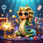 Experience the thrill of wagering at XX88 in a vibrant 3D casino scene featuring engaging characters.