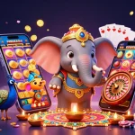 Experience the excitement at BET88 with vibrant slot games, dynamic characters, and colorful casino elements.