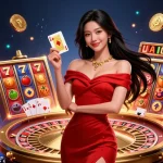 Experience the excitement of slot 10k with this vibrant and engaging casino illustration.