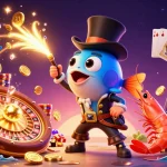 Engage with slot depo 1000 in a vibrant casino scene filled with treasures and lucky charms.