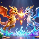 Experience thrilling adventures with 789winbiz in a vibrant 3D dragon lottery scene.