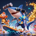 Engage in exciting gaming at 98win with a vibrant 3D casino scene filled with action and fun.