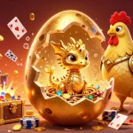 Experience thrilling gameplay at 13WIN with a golden dragon guarding poker chips in this vibrant casino scene.