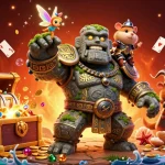 Experience the excitement of Caswino Casino with magical characters and vibrant casino elements.