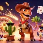 Cascade shimmering coins and vibrant gaming elements celebrating RR88, a leading online casino.