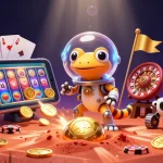 Engage with the exciting world of o8 kjc as a Martian gecko uncovers a vibrant casino in a thrilling 3D scene.