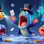Engage in thrilling gameplay with 7j77's vibrant 3D casino scene featuring magical sea creatures.