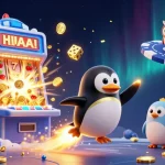 Jouez dans le nouveau casino en ligne avec un pingouin doré et des jackpots scintillants.
