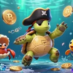 Jouez sur un site casino en ligne avec la tortue pirate et un trésor sous-marin.