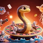 Pariez sur la limite légale de montant avec un serpent Saturne comme roulette, des souris astronautes et une médusa dorée.