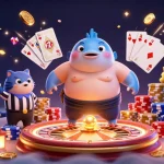 Experience exciting gameplay at myhm88 with thrilling casino elements and vibrant characters in a dynamic scene.