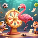Spin to win with GG88 prize wheel, exciting sports betting action and vibrant casino atmosphere