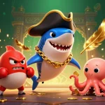 Engage in thrilling casino fun with SC88 as pirate shark, pufferfish, and octopus collect gold coins!