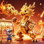 Engage with TK11 for exhilarating online slots and dynamic gambling experiences featuring a golden dragon.
