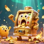 Apprenez à miser dans un casino fiable en ligne avec des machines à sous cartoon et des pièces d'or éclatantes.
