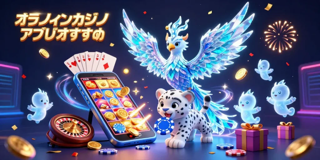 オンラインカジノ アプリおすすめで遊ぶ3Dキャラクターとスロットゲームの動き